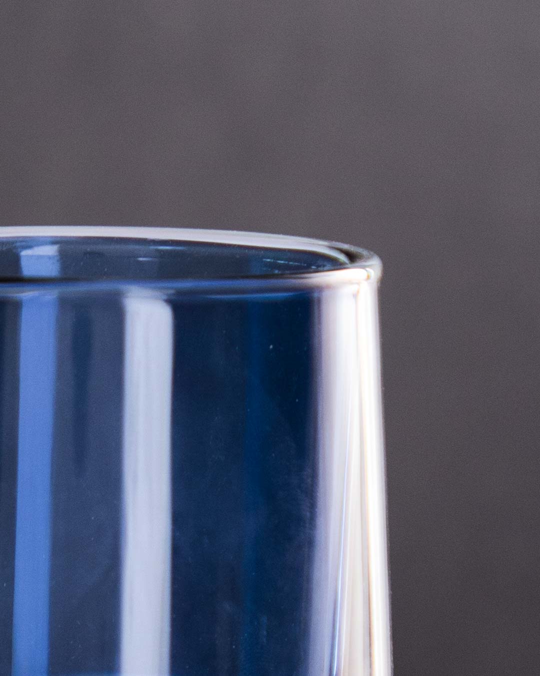 Cylindrical Double Wall Glass - Blue - The Decor Kart