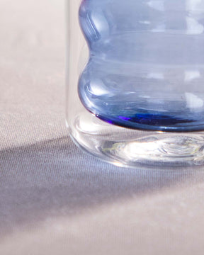 Starry Spiral Double Wall Glasses - Blue - The Decor Kart 