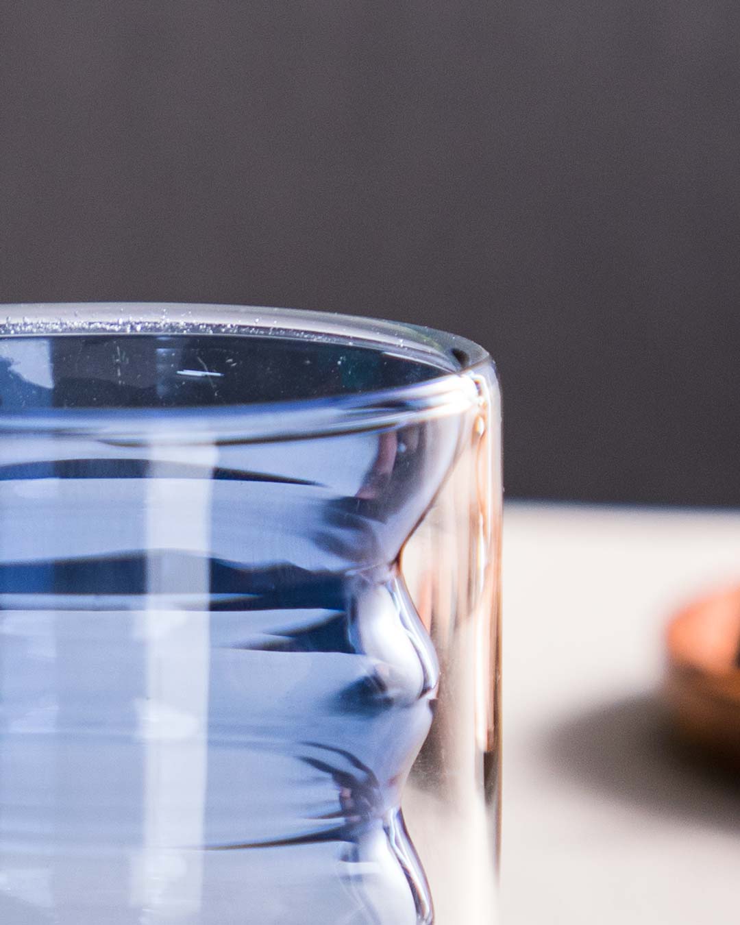 Starry Spiral Double Wall Glasses - Blue - The Decor Kart 