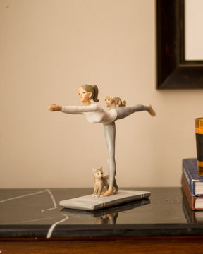 Like Mother - Like Daugher - "Warrior 3" Yoga Figurine - The Decor Kart 