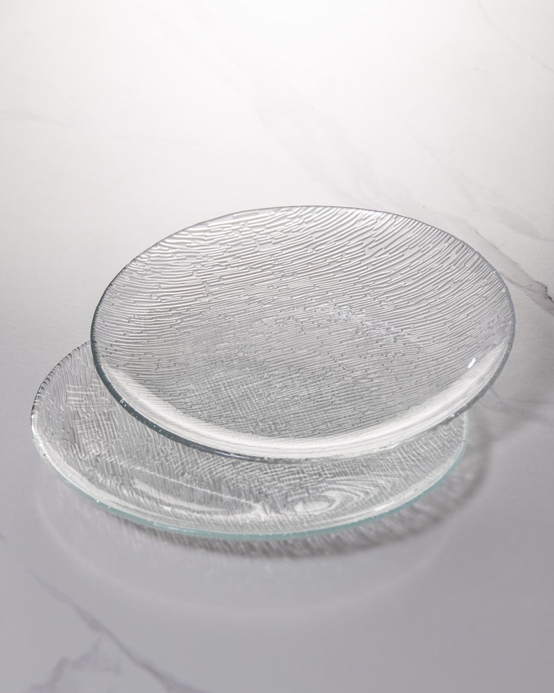 Transparent High Quality Borosilicate Glass Plate - Set of 2