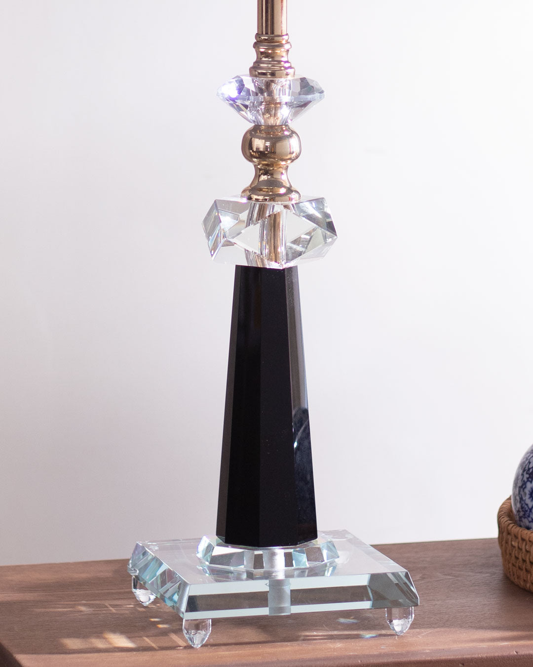 Gleaming Crystal Glass Table Lamp