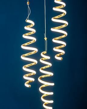 Spiral Hanging Pendant Light (Remote Control)