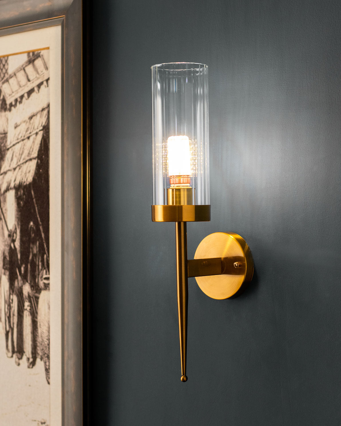 Modern Ambient Wall Sconce - Clear - The Decor Kart 