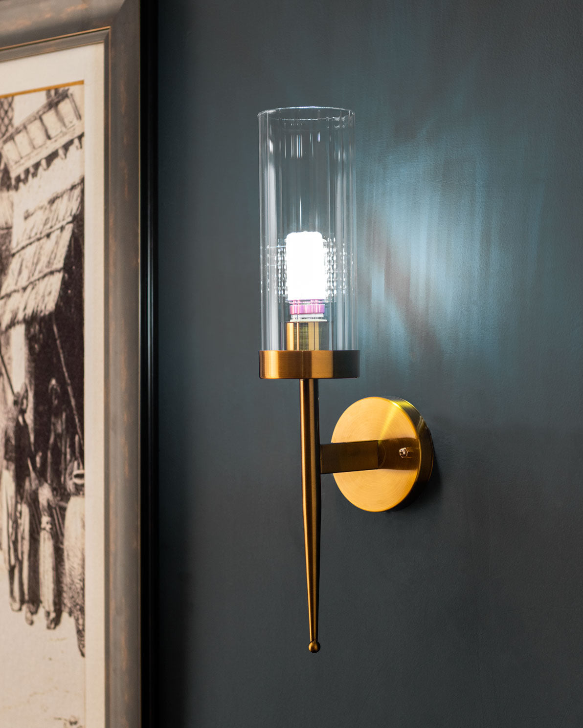 Modern Ambient Wall Sconce - Clear - The Decor Kart 