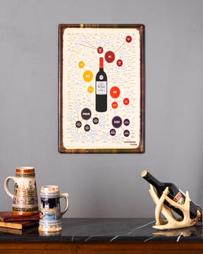 Wine Tin Bar Sign - The Decor Kart 