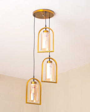 Golden Pendant Hanging Light