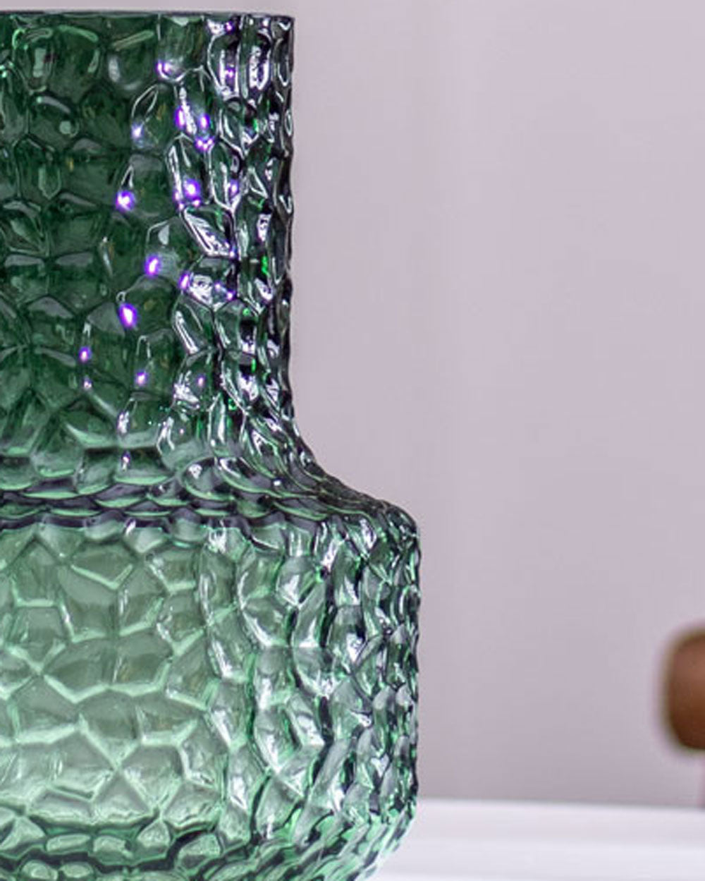 Jolene Green Glass Vase - Small