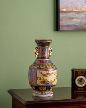 Satsuma Round Porcelain Vase