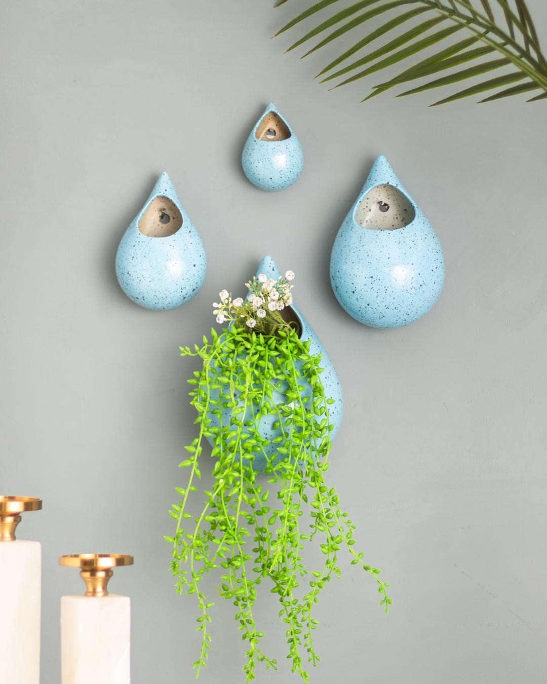 Bird Nest Wall Planter - Set of 4 - The Decor Kart 