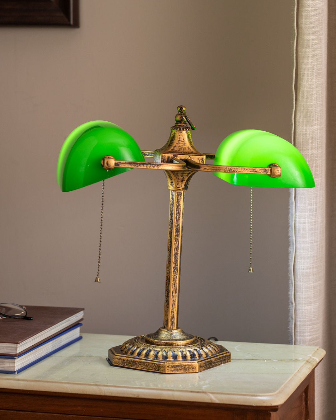 Classic Banker's Lamp - The Decor Kart 