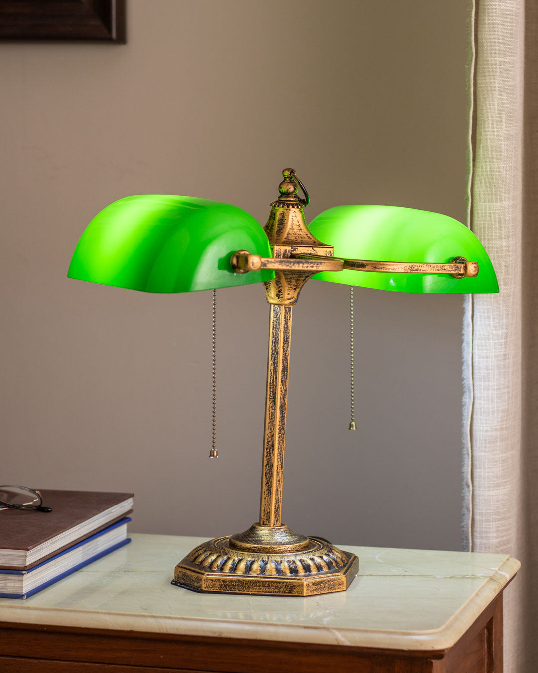 Classic Banker's Lamp - The Decor Kart 