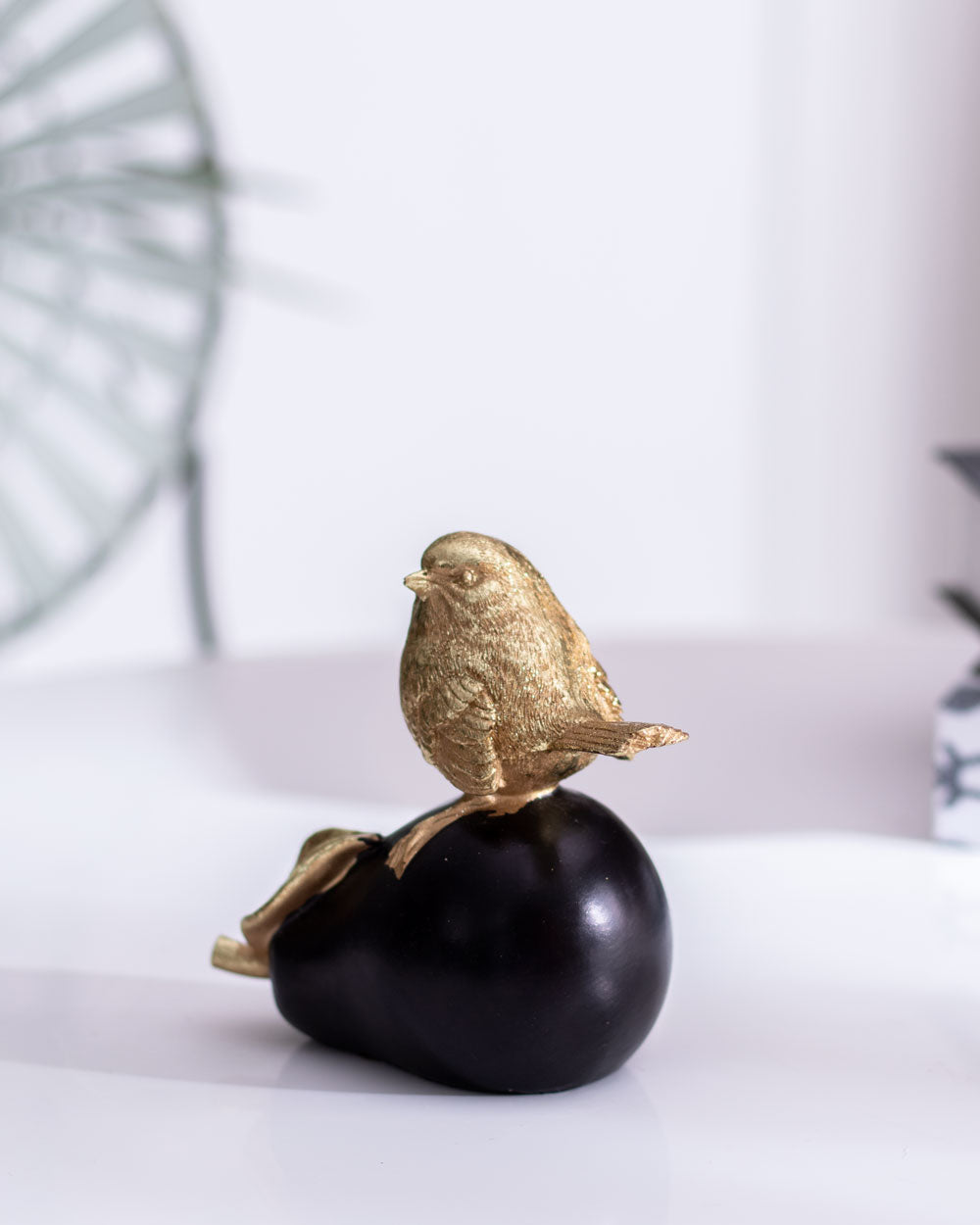 Splendid Birds on Black Avocado - The Decor Kart 