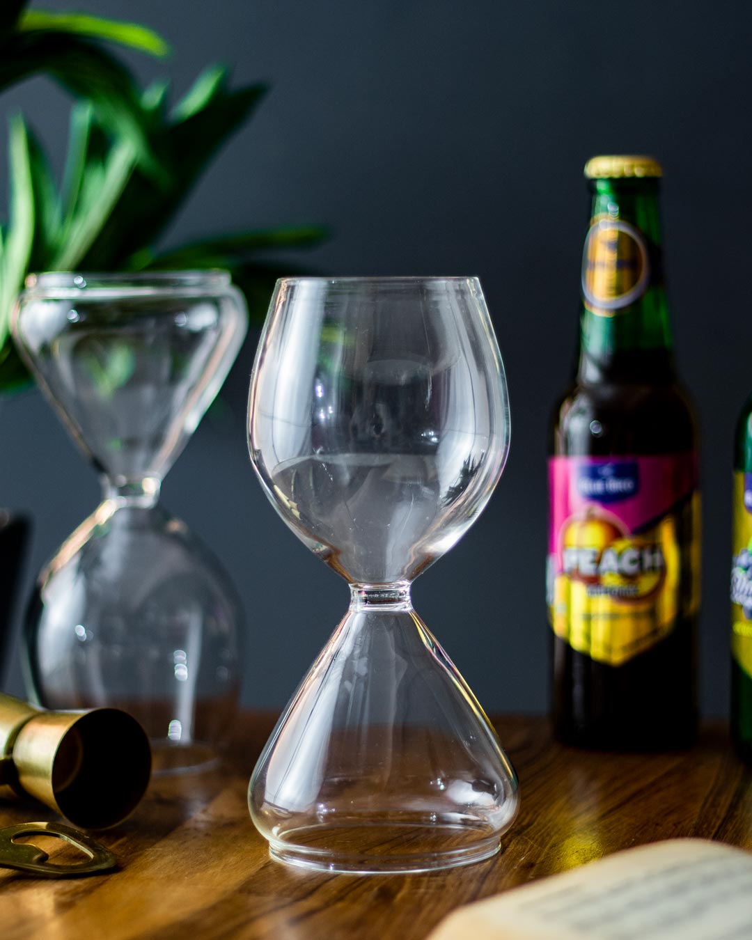 Hourglass Cocktail Glass - Set of 2 - The Decor Kart 