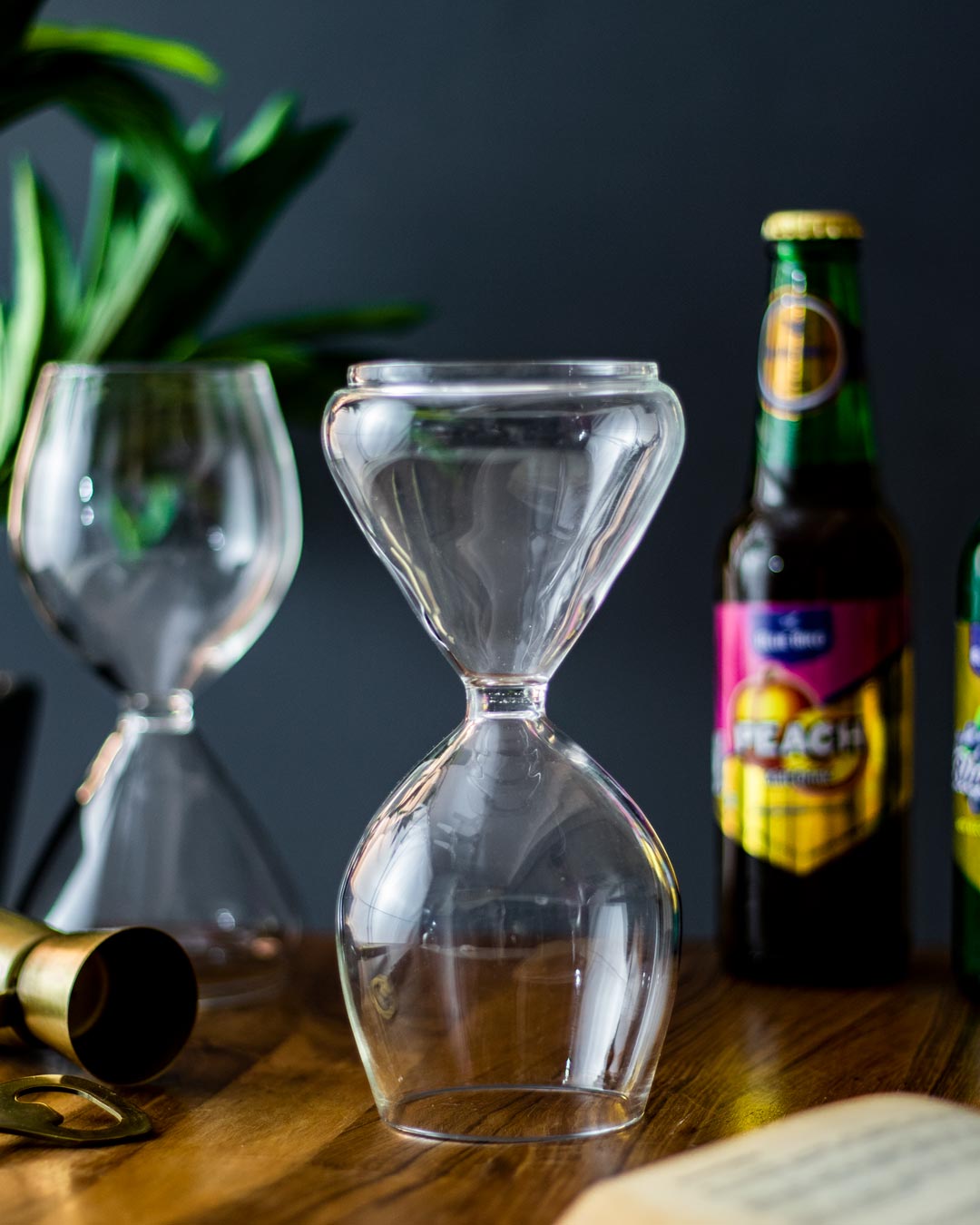 Hourglass Cocktail Glass - Set of 2 - The Decor Kart 