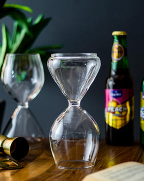 Hourglass Cocktail Glass - Set of 2 - The Decor Kart 