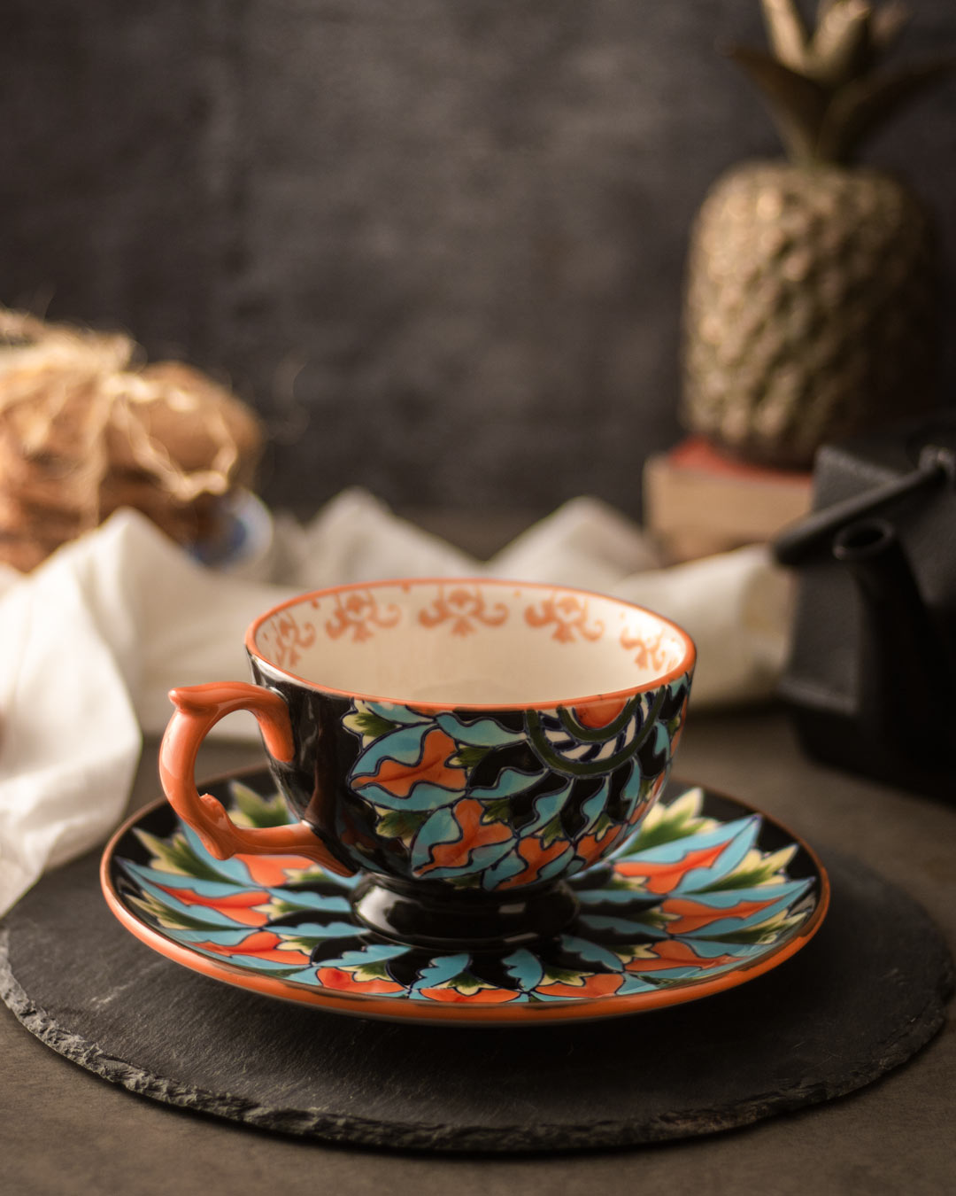 Tavira Teacup and Saucer - The Decor Kart 