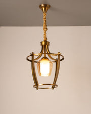 Eleanor - Lantern Geometric Pendant Light - The Decor Kart