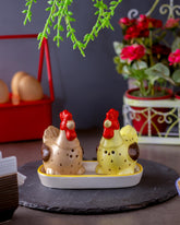 Rooster Salt & Pepper Shaker Set - The Decor Kart 