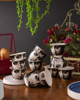 The Woman - Ceramic Green Tea Cups - Set of 12 - The Decor Kart 