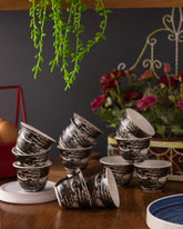 The Woman - Ceramic Green Tea Cups - Set of 12 - The Decor Kart 