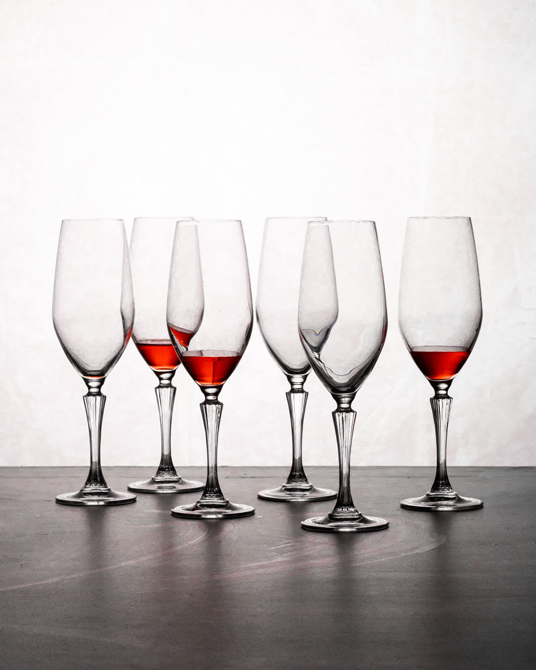 RCR Crystal Glamour Flute Glasses 440 ML - Set Of 6
