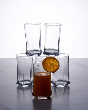 Clear Beer Mugs - Set of 6