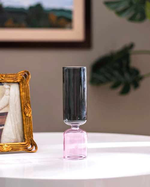 Graceful Beauty: Glass Flower Vase - The Decor Kart