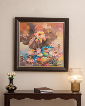 Handmade Oil, Painting Size 80X80 cms