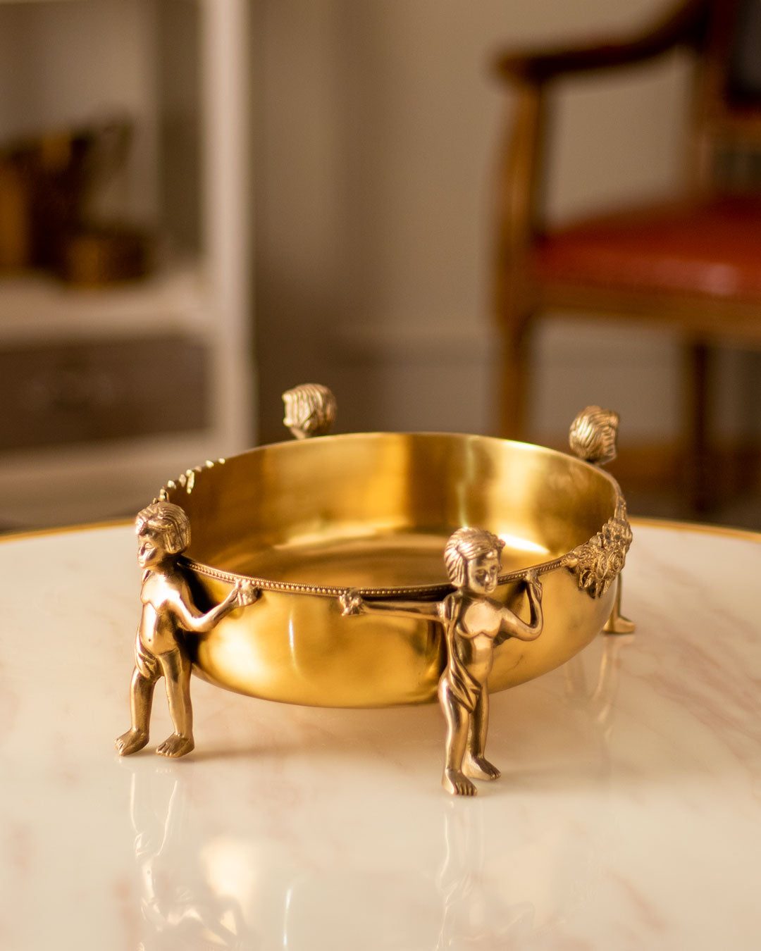 'Human' Handcrafted Brass Bowl