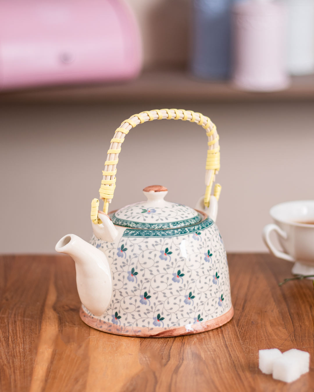 'Clayre & Eef' Ceramic Tea Kettle - The Decor Kart