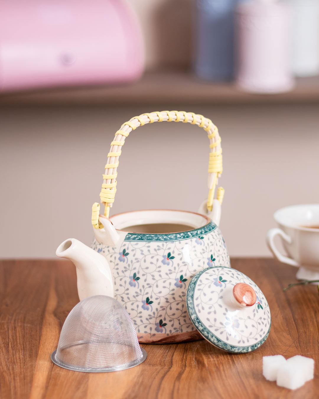 'Clayre & Eef' Ceramic Tea Kettle - The Decor Kart