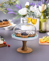 Atlas Pedestal Cake Stand with Dome - The Decor Kart 