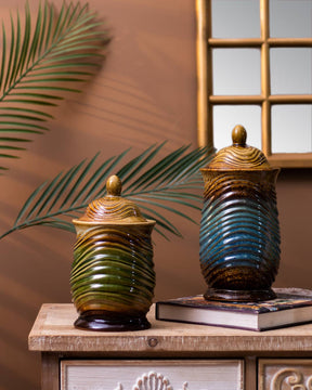 Navajo Lidded Vase - Small - The Decor Kart 