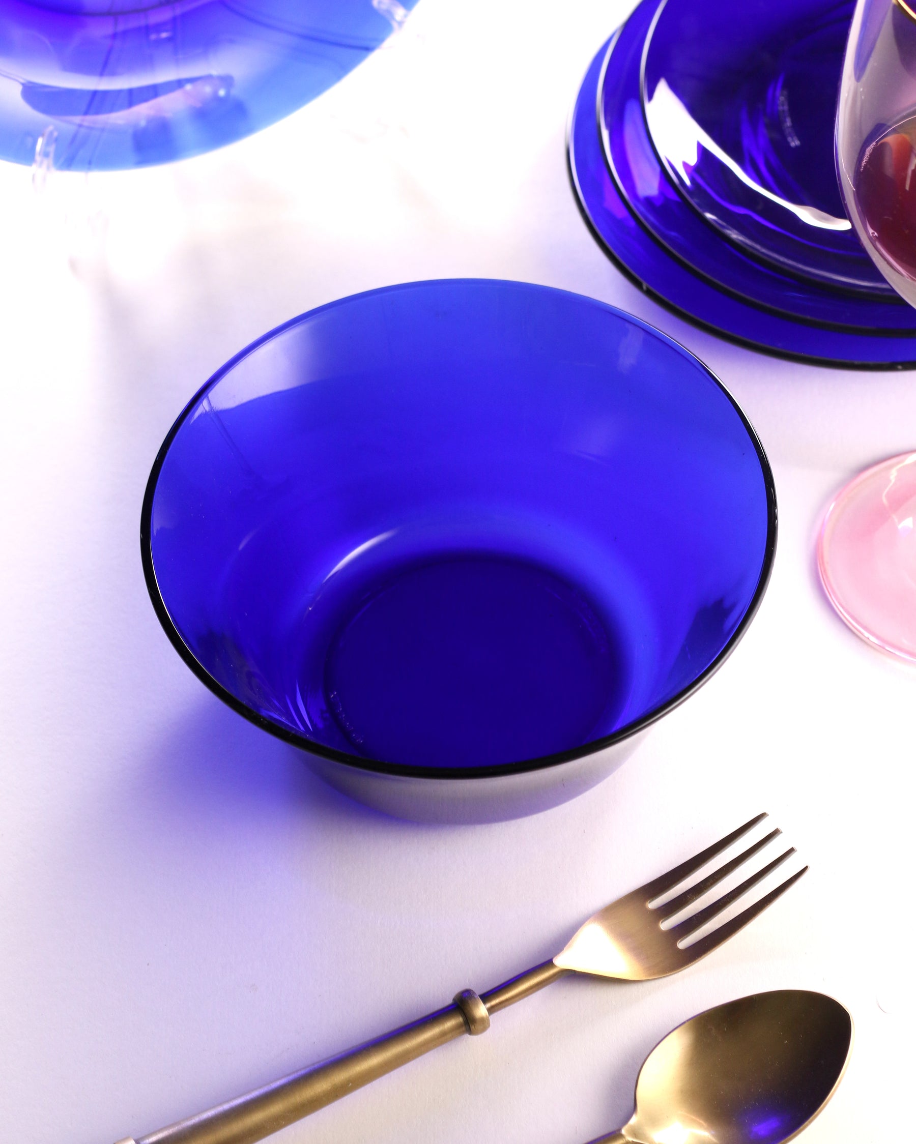 Azure Clear Serving Bowl 650ml - The Decor Kart 