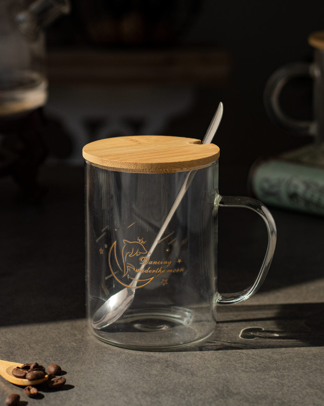 'Dancing Under the Moon' Clear Coffee/Milk Mug