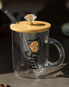 'I Love You' Clear Coffee/Milk Mug
