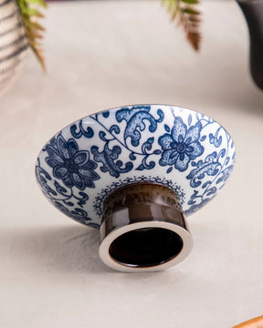 Blue & White Fruit Bowl / Nut Bowl - The Decor Kart 