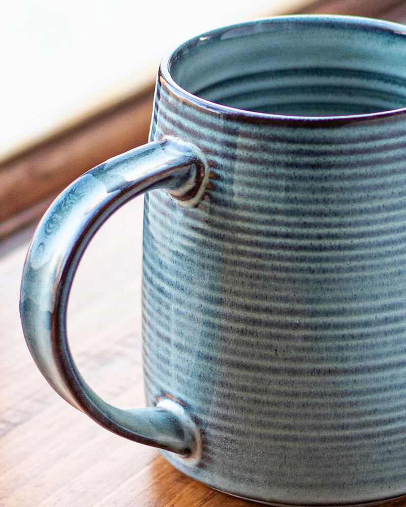Painter's Palette Stoneware Coffee Mug - Set of 2