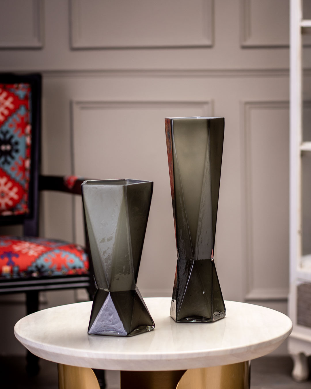 Dimensioni Grey Glass Vase - Small