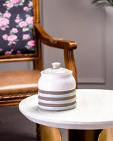 Ribbed Decorative Canister - The Decor Kart 