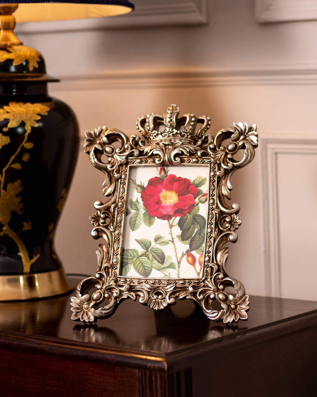 'Aristocrat' Photo Frame - Rustic Grey - The Decor Kart