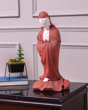 Serene Monk Sculpture - The Decor Kart 