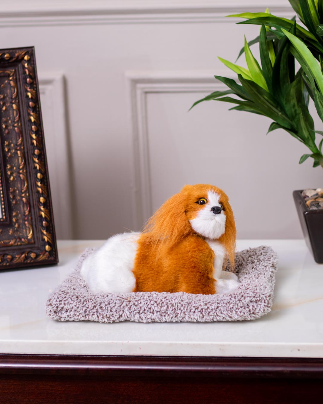 Playful Pup Tabletop Plush Toy