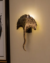 Manta Rays Wall Light - Golden