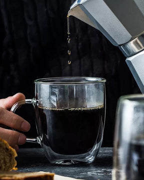 Double Wall Coffee Mug - 200 ml - The Decor Kart 