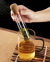 Glass Tea Infuser Strainer Pipe