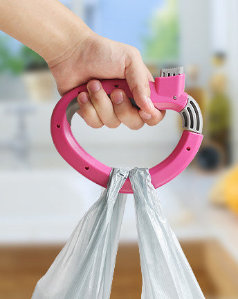 Heavy Duty D Shaped Carry Bag Handle - Pink