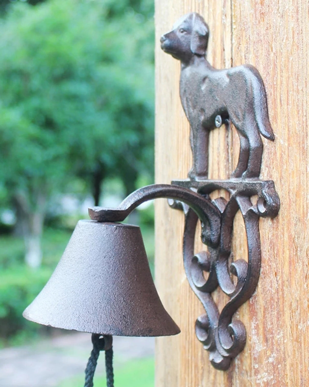 Loyal Friend - Cast Iron Wall Mounted Bell - The Decor Kart