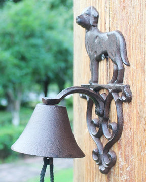 Loyal Friend - Cast Iron Wall Mounted Bell - The Decor Kart 